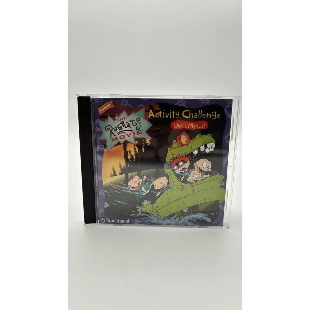 The Rugrats Movie Activity Challenge PC CD-ROM Windows Game 1998 VG Condition
